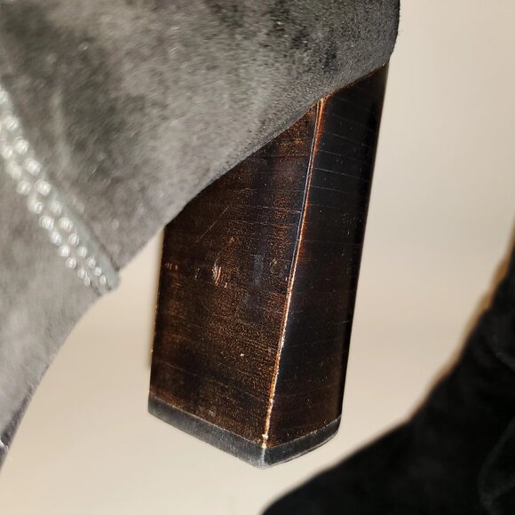 Frye black suede pull-on boots - Picture 9 of 9